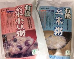 有機玄米粥等 <a href="https://blog.goo.ne.jp/manashop/s/%E6%9C%89%E6%A9%9F%E7%8E%84%E7%B1%B3%E7%B2%A5" target="_blank">レシピ</a> 有機玄米粥等