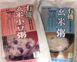 有機玄米粥等 <a href="https://blog.goo.ne.jp/manashop/s/%E6%9C%89%E6%A9%9F%E7%8E%84%E7%B1%B3%E7%B2%A5" target="_blank">レシピ</a> 有機玄米粥等